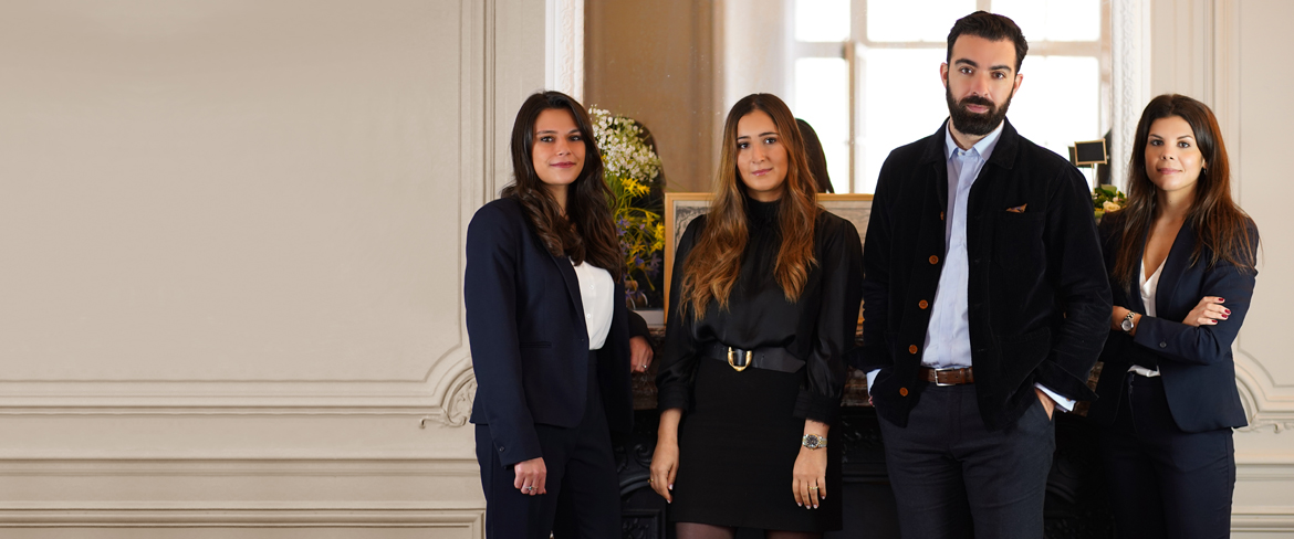 L'équipe du cabinet Darmon Avocats, à Paris